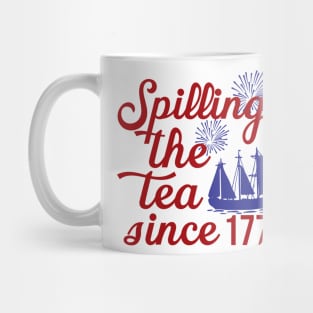 Spilling The Tea Since 1773 Shirt, History Teacher Gift, Funny History Teacher Shirt, Patriotic Teacher, History Lover Shirt, Historian Gift Mug